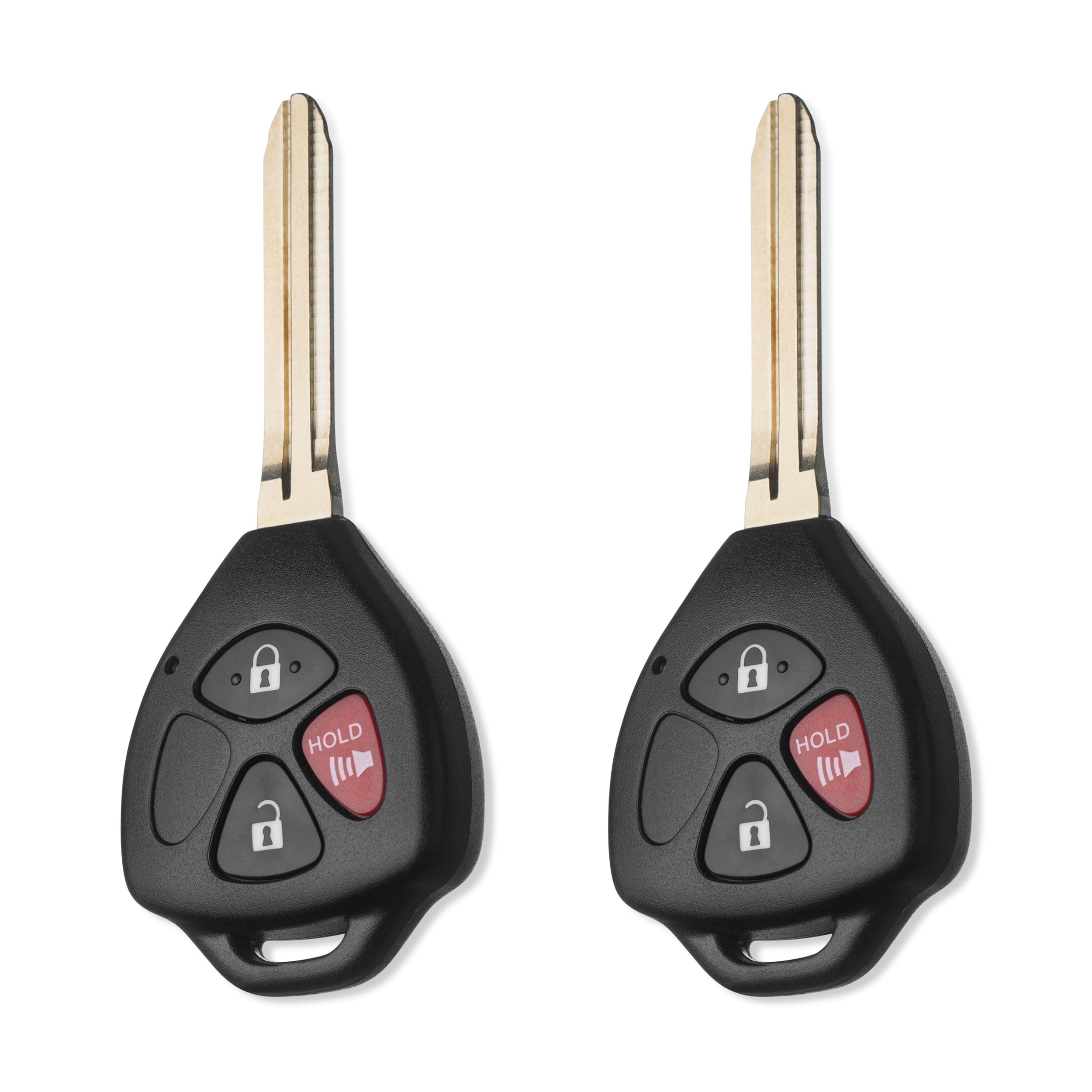 FOBTEK Keyless Entry Remote Head Key Fob for Scion tC xD iQ Replacement for MOZB41TG, 89070-52850 (for G chip, 3-Button)