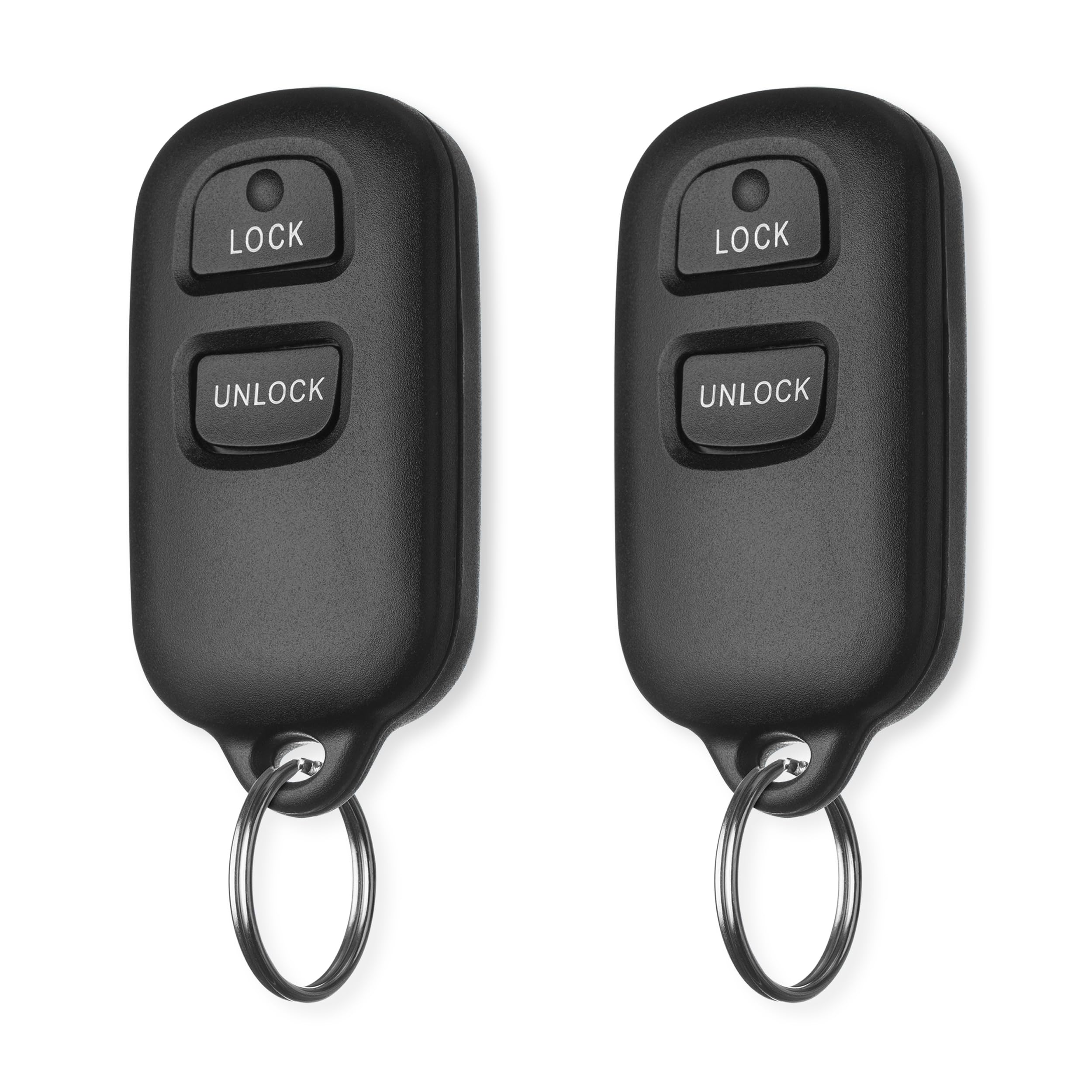 FOBTEK Key Fob Keyless Entry Remote for Toyota Camry Corolla Sienna Replacement for GQ43VT14T, 89742-06010 (2-Button)